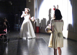 模擬ブライダル科結婚式