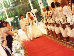 模擬結婚式開催