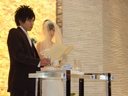 模擬結婚式開催